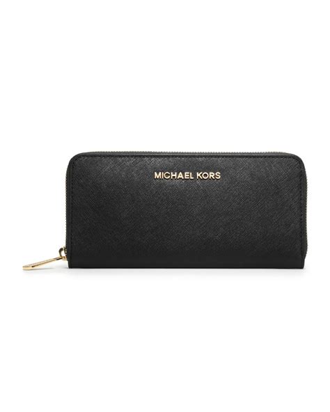 michael kors black saffiano leather wallet|saffiano leather continental wallet.